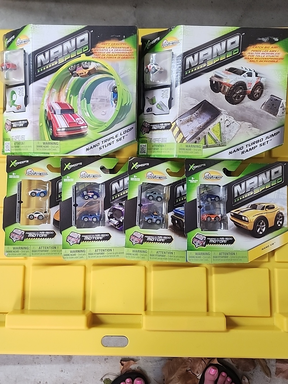 Nanio Mini RC Stunt Cars and Loop Set - All New In Box